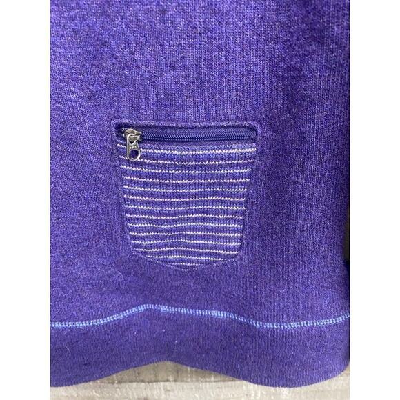 Kuhl Hoodie Chianti Fleece Pullover Size X Small Purple Poly Wool Blend - Picture 3 of 6